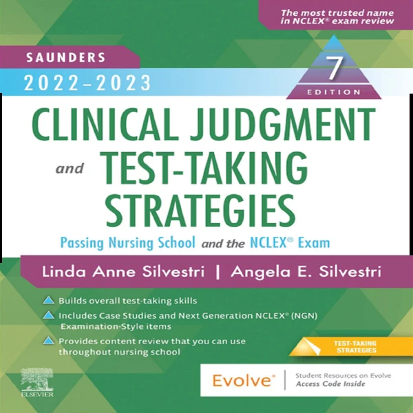 کتاب Clinical Judgement And Test-Taking Strategies اثر Linda Anne Silvestri انتشارات الزویر