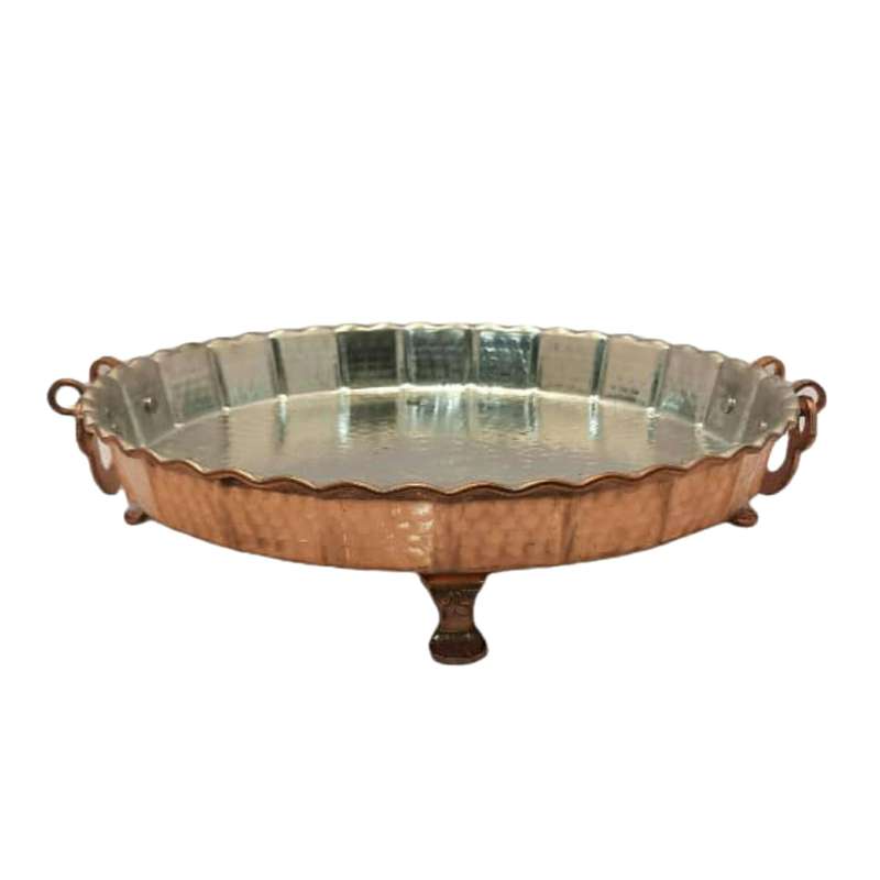 سینی مسی مدل گرد کد a136