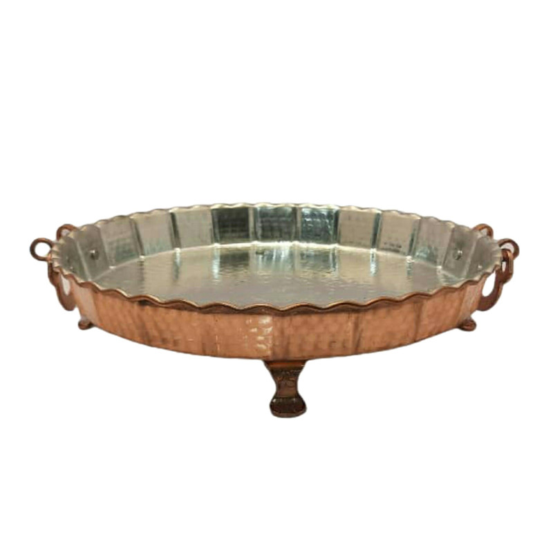 سینی مسی مدل گرد کد a136