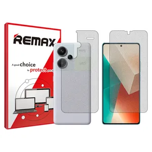 Remax HyMTT model matte screen protector suitable for Xiaomi Redmi Note 13 Pro+ mobile phone along with the back protector