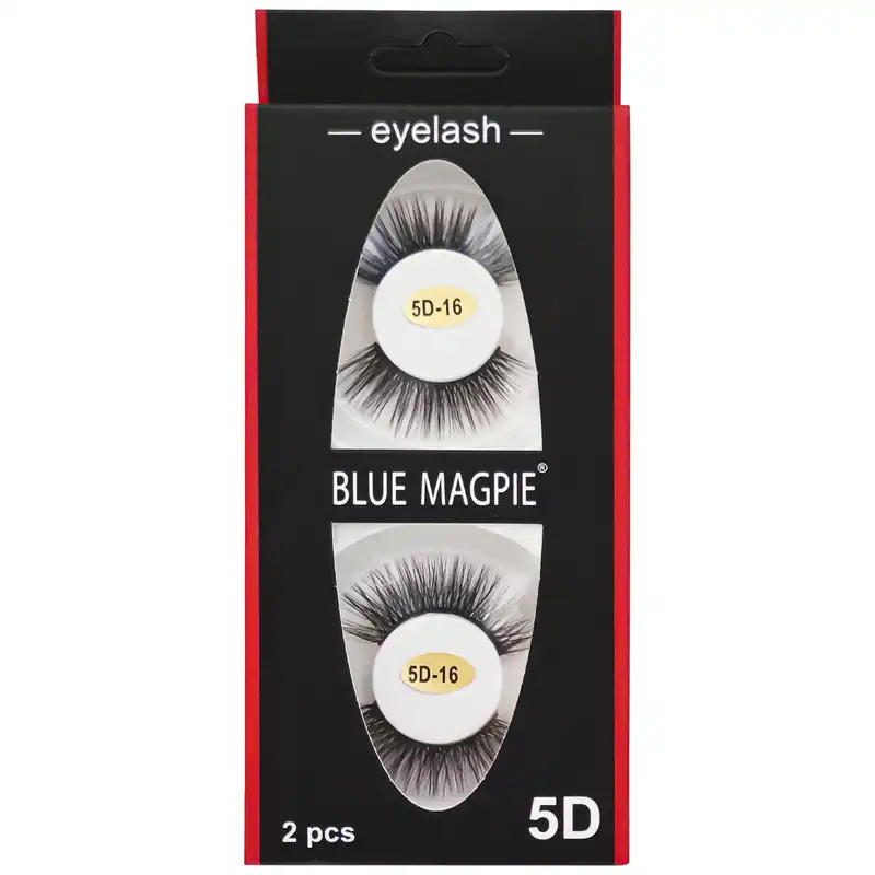 مژه مصنوعی بلو مگپی مدل 5D-16 مجموعه 2 عددی