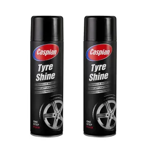 اسپری براق کننده لاستیک کاسپین مدل TRWX حجم 500 میلی لیتر مجموعه 2 عددی