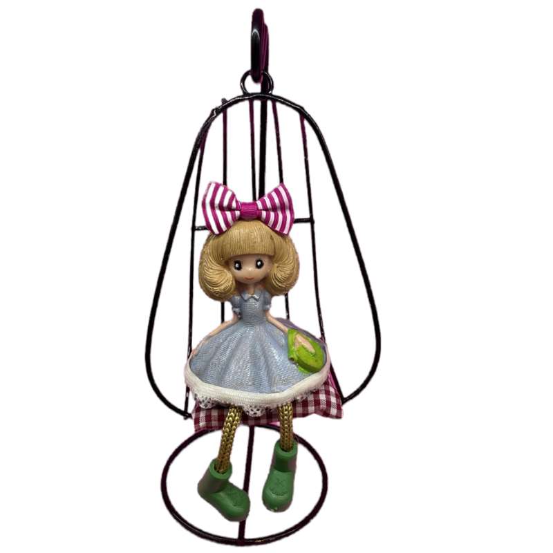 مجسمه مدل تاب سوار سبدی کد 10095