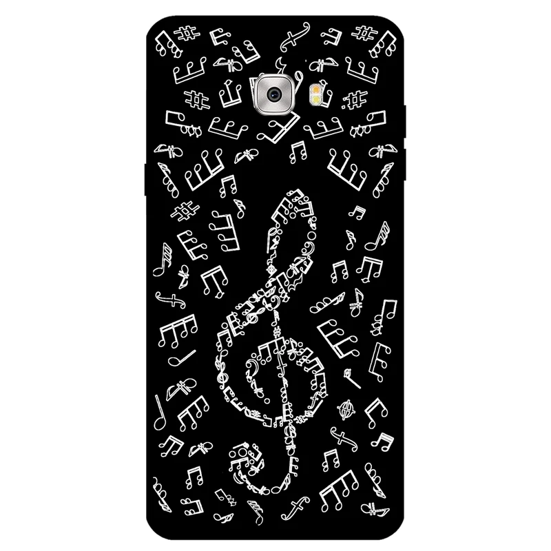 کاور مگافون طرح نوت موسیقی مدل 1370 مناسب برای گوشی موبایل سامسونگ Galaxy C9 Pro   