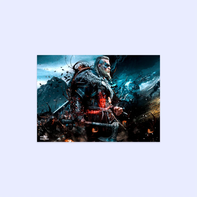 پوستر هومرو مدل فلزی طرح بازی اساسین کرید کد PS232