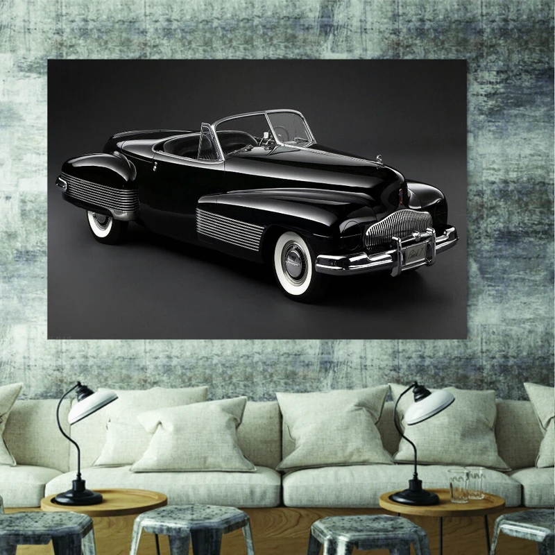 پوستر دیواری طرح ماشین کلاسیک کد TFP440