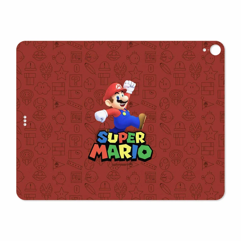 برچسب پوششی ماهوت مدل Super-Mario-Game مناسب برای تبلت اپل iPad Pro 12.9 (GEN 3) 2018 A1876
