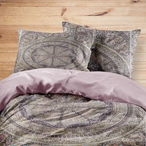 سرویس روتختی مدوپد طرح فرش قم گنبدی مدل C-Ghom034 یک نفره 4 تکه