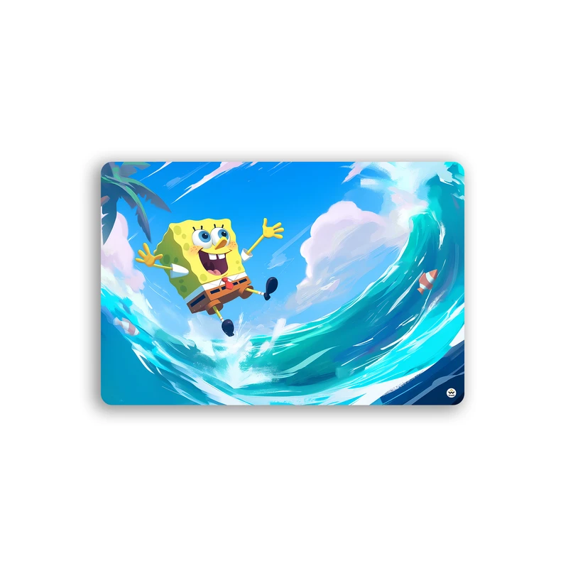 ماوس پد گیمینگ شادیت مدل باب اسفنجی کد2188 سایز 37*24 سانتی متر