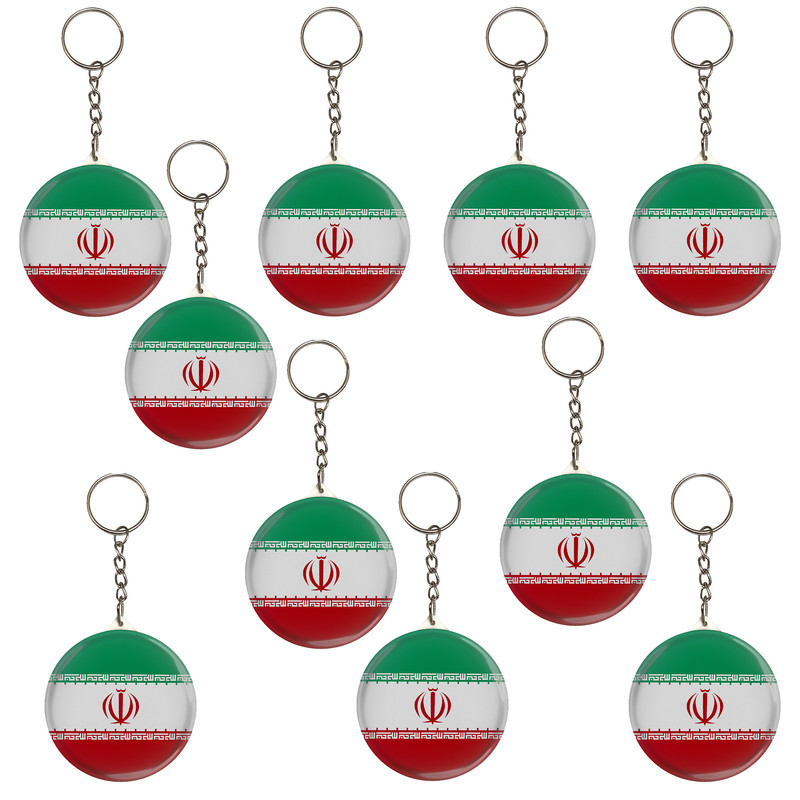 جاکلیدی مدل پرچم کشور جمهوری اسلامی ایران کد S5-10 مجموعه 10 عددی