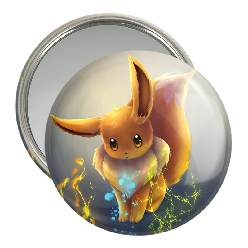 آینه جیبی خندالو مدل ایو انیمه پوکمون  کد 17305