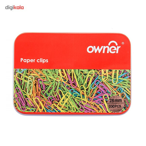 گیره کاغذ اونر کد 48200 - بسته 200 عددی