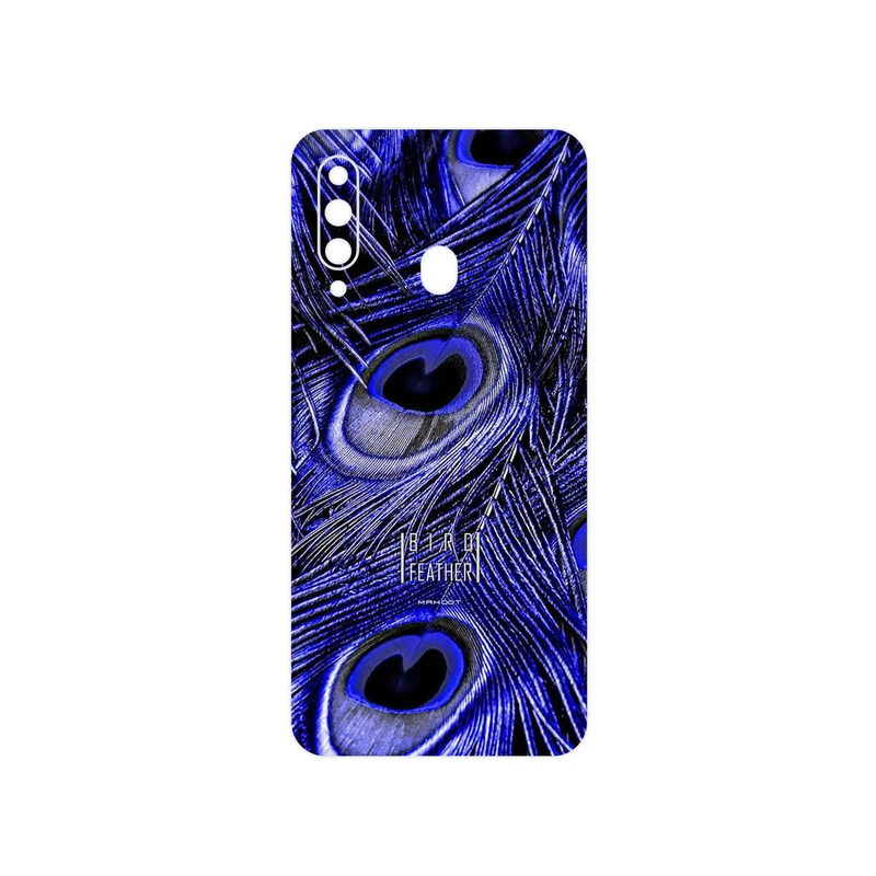 برچسب پوششی ماهوت مدل Purple Feather مناسب برای گوشی موبایل سامسونگ Galaxy A60