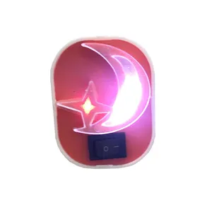 چراغ خواب کودک مدل ماه و ستاره