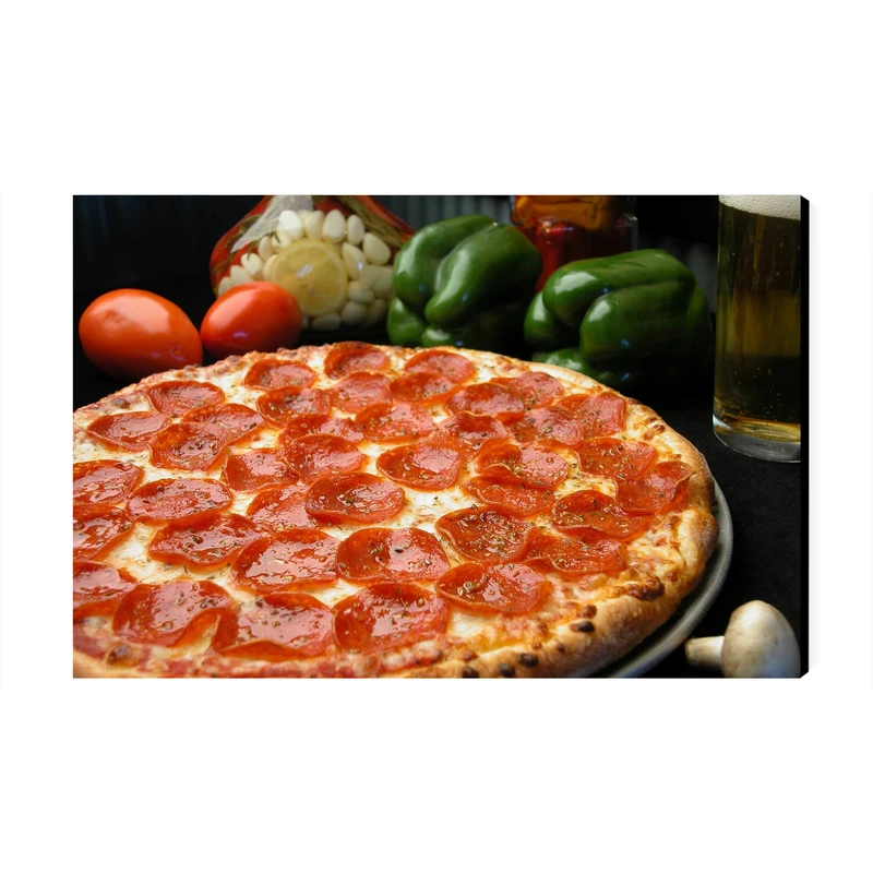 تابلو شاسی عرش طرح فست فود مدل پیتزا کد As5601