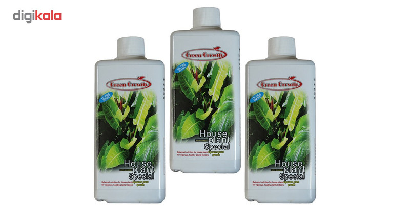 کود مایع گیاهان آپارتمانی گرین گروت ظرفیت 500 میلی لیتر بسته 3 عددی کود مایع گیاهان آپارتمانی گرین گروت ظرفیت 500 میلی لیتر بسته 3 عددی