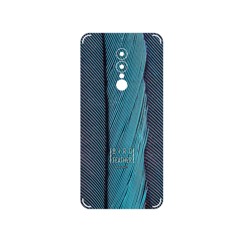 برچسب پوششی ماهوت مدل Turquoise feathers مناسب برای گوشی موبایل جی ال ایکس Shahin