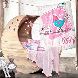ست کاور لحاف پتویی کودک کلسی 5 تکه مدل Lovely Baby