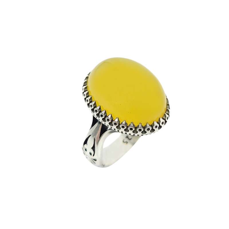 انگشتر نقره مردانه مدل شرف الشمس کد 36105 انگشتر نقره مردانه مدل شرف الشمس کد 36105