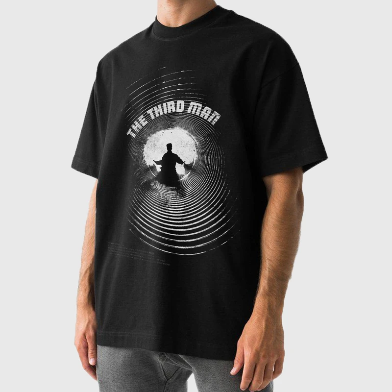 تی شرت آستین کوتاه مردانه مدل the third man دارک اعماق z629