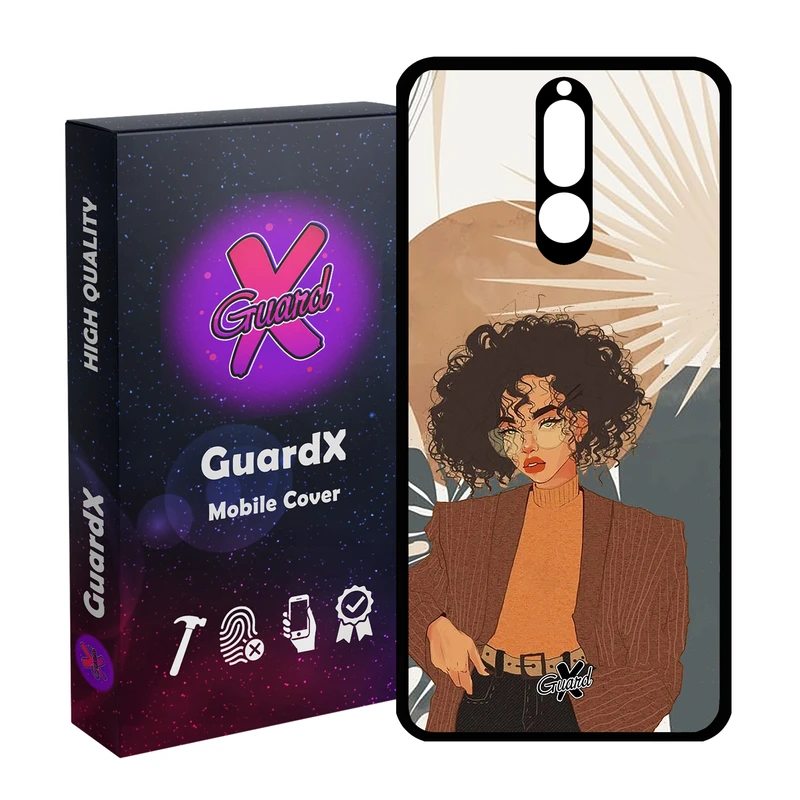 کاور گارد ایکس طرح Girl مدل Glass10369 مناسب برای گوشی موبایل هوآوی Mate 10 Lite