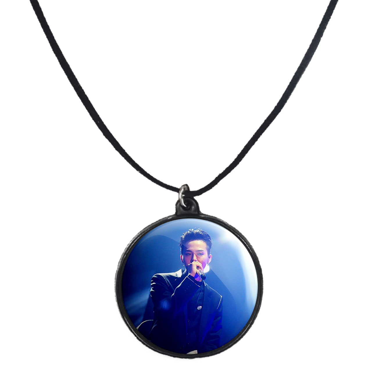 گردنبند پرمانه طرح گروه موسیقی BIG BANG کد pmb.15285 مدل دو طرفه