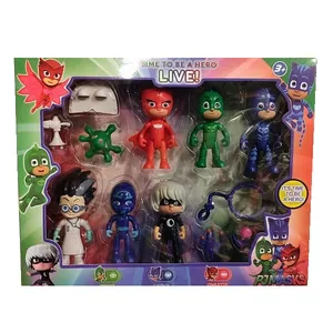 اسباب بازی طرح گروه شب نقاب مدل pjmask 2020 مجموعه 6 عددی