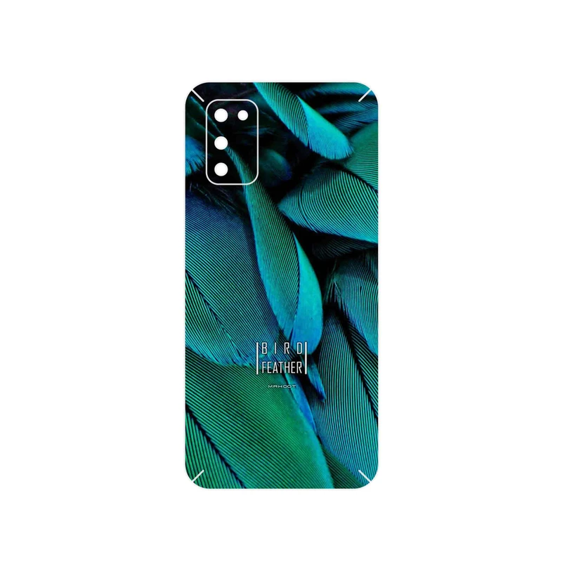 برچسب پوششی ماهوت مدل Green Feather مناسب برای گوشی موبایل سامسونگ Galaxy A52 5G