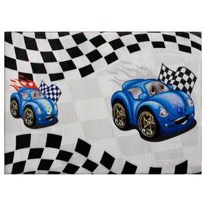فرش ماشینی جانگل مدل Rally کد 3D-2061