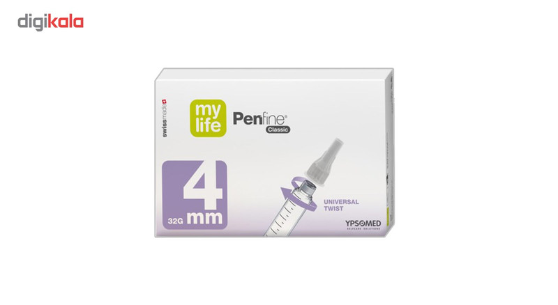 سوزن کلیک قلم انسولین ایپسومد 4 میلیمتر 100 عددی