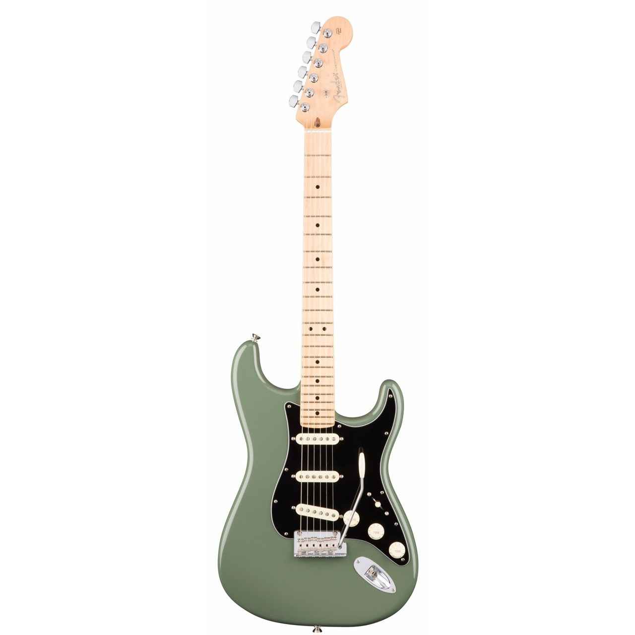 گیتار الکتریک فندر مدل American Professional Strat MN Antique Olive
