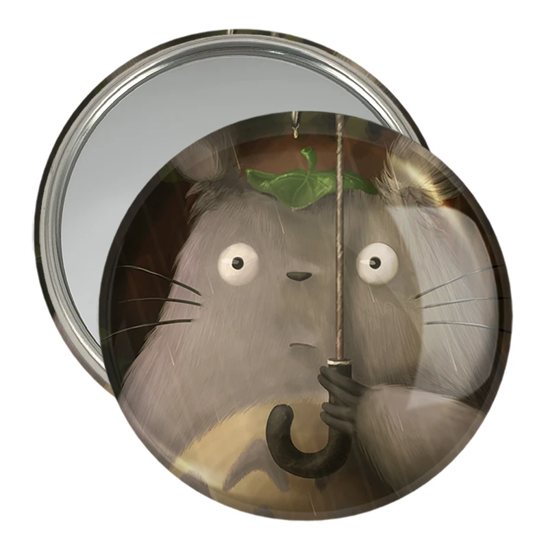 آینه جیبی خندالو مدل انیمه همسایه من توتورو My Neighbor Totoro کد 30243
