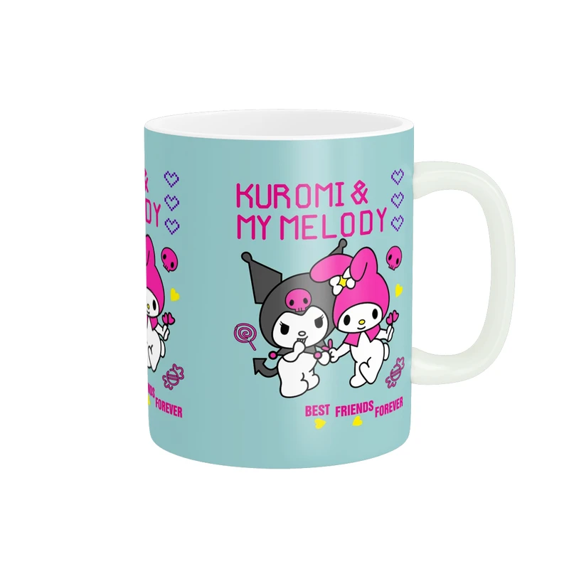 ماگ پادآفرین مدل کارتون کرومی و مای ملودی Kuromi کد PM3599