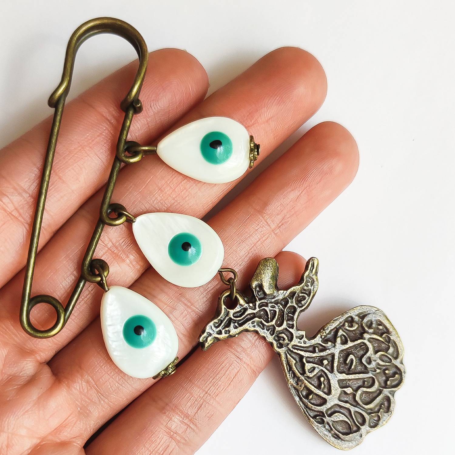 سنجاق سینه زنانه مدل سماع