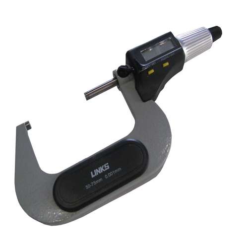 میکرومتر خارج سنج دیجیتال لینکز کد 03-727 گستره 75-50 میلی متر