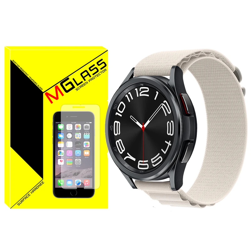 بند ام‌گلس مدل Loop Alpine مناسب برای ساعت هوشمند سامسونگ Galaxy Watch 6 Classic 47mm