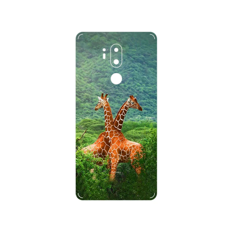 برچسب پوششی ماهوت مدل Giraffe مناسب برای گوشی موبایل ال جی G7 PLUS THINQ
