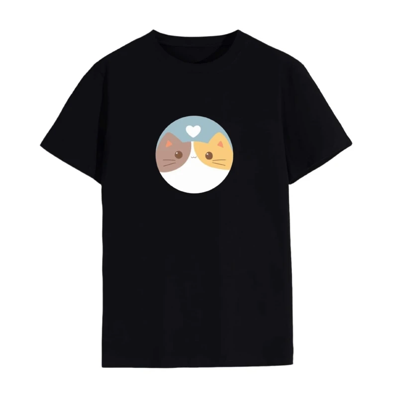 تی شرت لانگ زنانه مدل گربه کد 1