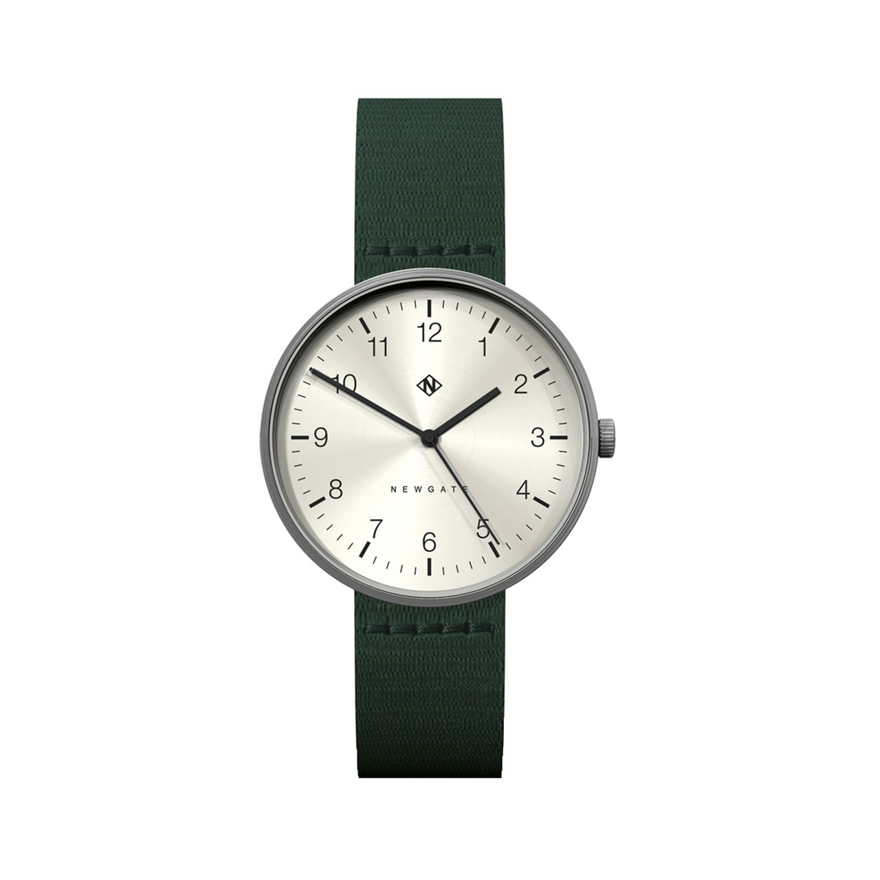 ساعت مچی عقربه ای نیوگیت مدل The Drumline Green Canvas Strap