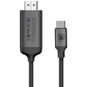 کابل تبدیل USB-C به HDMI باسئوس مدل GM40D به طول 1.8 متر