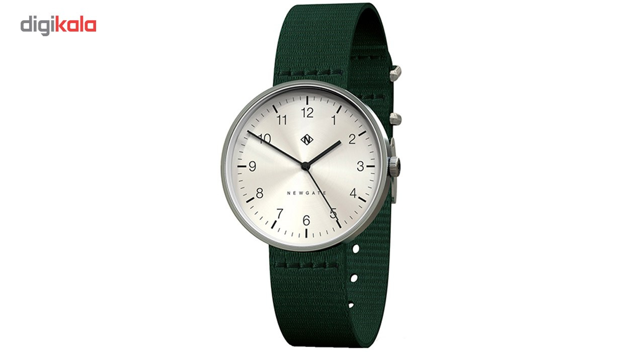 ساعت مچی عقربه ای نیوگیت مدل The Drumline Green Canvas Strap