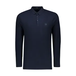 پولوشرت آستین بلند مردانه ماوی مدل 065018-32184