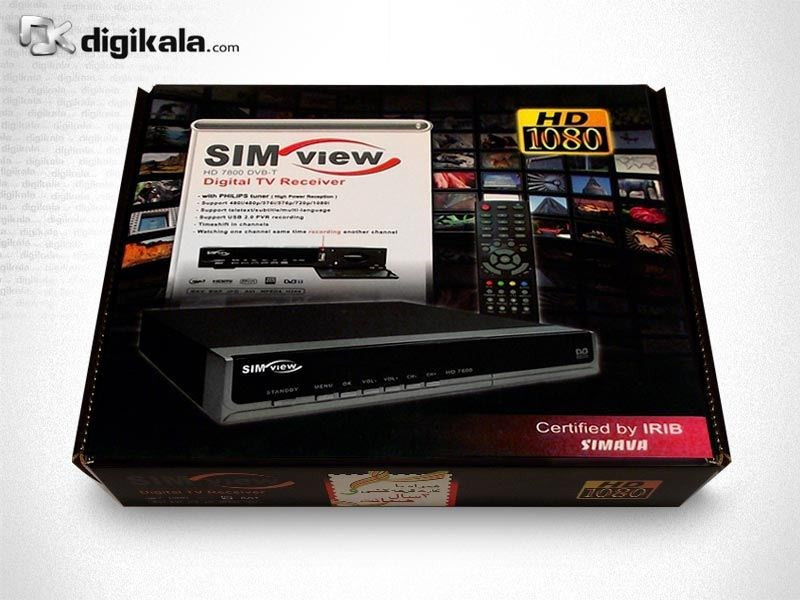 گیرنده تلویزیون دیجیتال سیم ویو مدل HD 7800