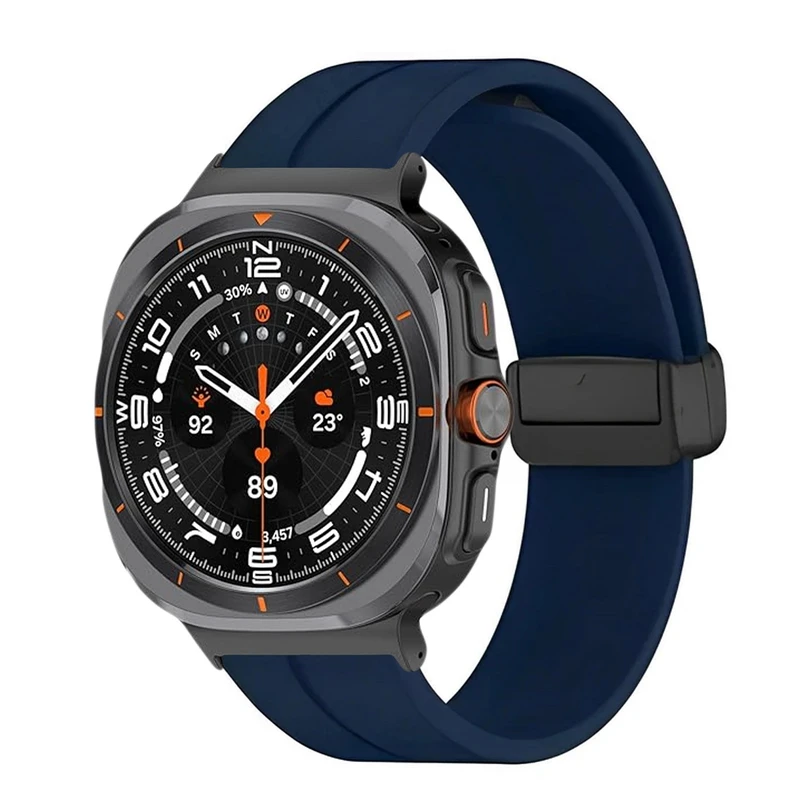 بند گوف مدل Silicone Magnet مناسب برای ساعت هوشمند سامسونگ Galaxy Watch Ultra 47mm