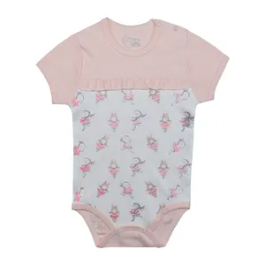 بادی آستین کوتاه نوزادی اسپیکو مدل پارادایس