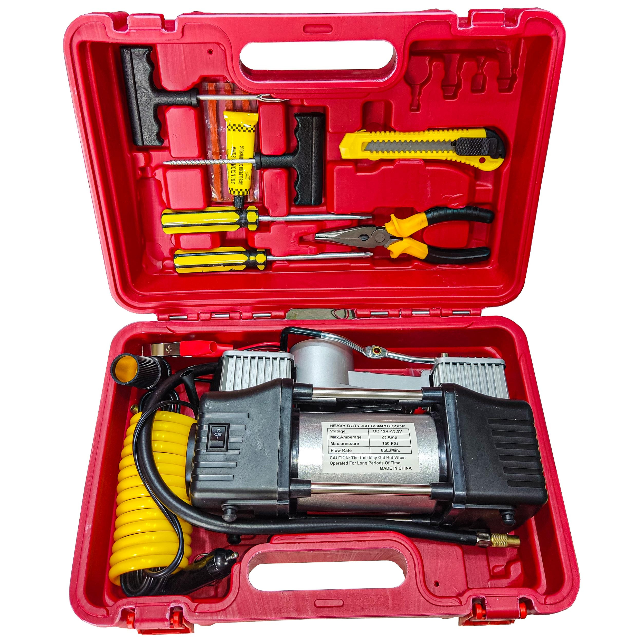 کمپرسور فندکی بیگ رد مدل ANALOG - 2501 مجموعه 15 عددی