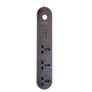 چندراهی برق و شارژر USB الدینیو مدل SC3301
