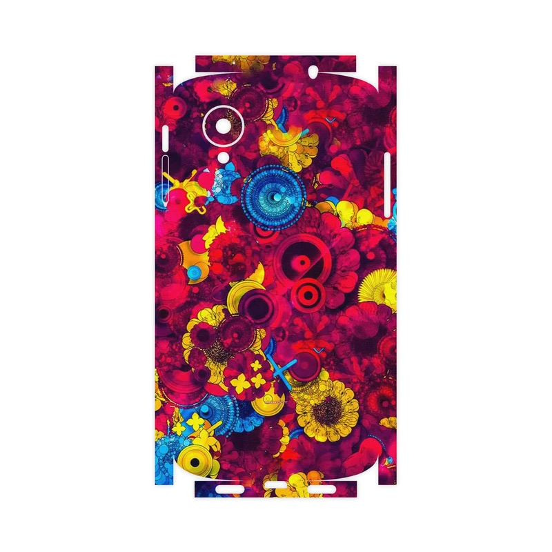 برچسب پوششی ماهوت مدل Vector Flower Garden Digital Art-FullSkin مناسب برای گوشی موبایل گوگل Nexus 5