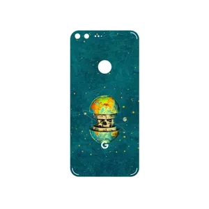 MAHOOT Collage of Earth Face Cover Sticker for Google Pixel