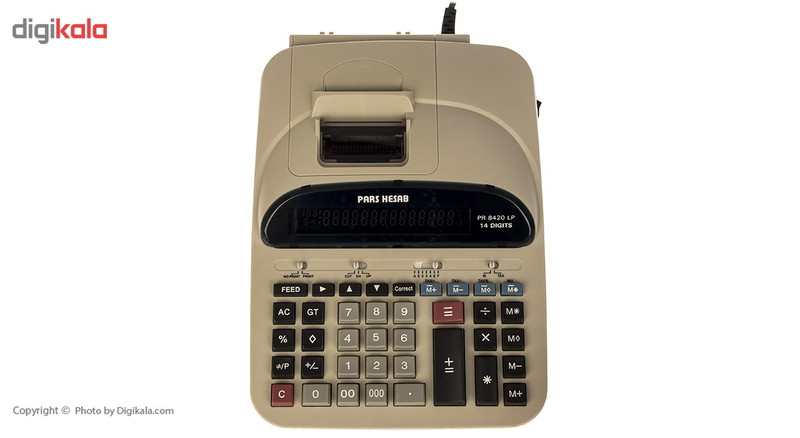 ماشین حساب ایرانی پارس حساب مدل PR-8420LP 1